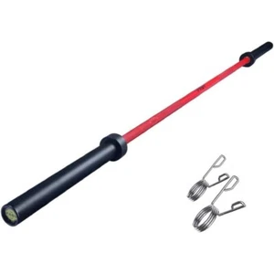 7.2Ft Barbell Bar Weightlifting Bar Solid Chrome Weight Bar 5Ft Curl Barbell - Picture 1 of 7