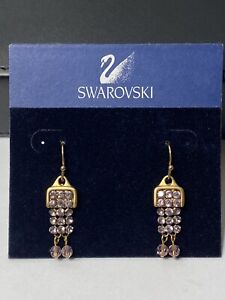 Swarovski Pink Crystal Earrings * NEW & AUTHENTIC *