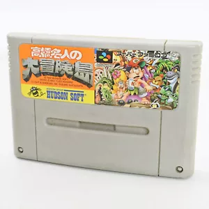 Super Famicom TAKAHASHI Meijin Adventure Island Cartridge Only sfc - Picture 1 of 2