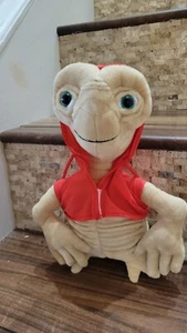  ET Peluche Peluche Extra Terrestre Rosso Felpa con Cappuccio Giocattolo 12 Pollici - Foto 1 di 3