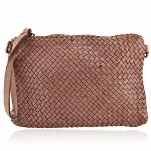 POCHETTE BUSTA CON TRACOLLA DONNA PELLE + COLORI MERCURY MADE IN ITALY- AY24826 - Picture 1 of 10