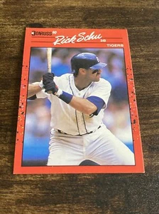 1990 Donruss #599 Rick Schu Tigers C7421* - Picture 1 of 1