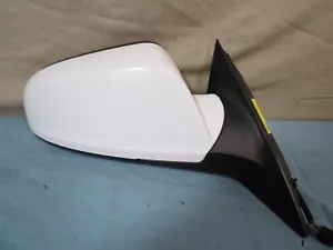 ✅ 06-10 Aura 07-13 Malibu POWER HEAT Side View Mirror Right PASSENGER White OEM - Picture 1 of 8