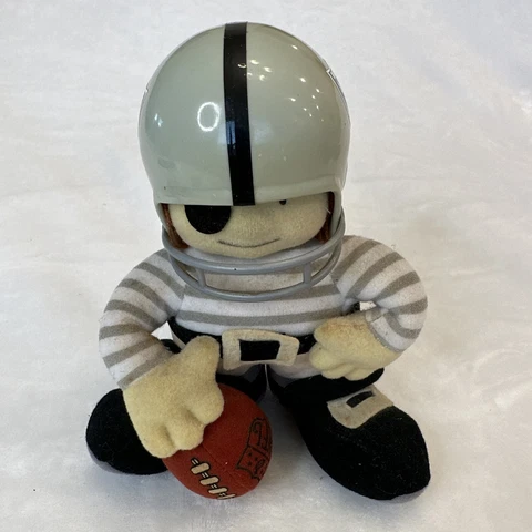 1983 NFL HUDDLES Small 8" OAKLAND RAIDERS Los Angeles Mascot Plush Vintage Doll Cover