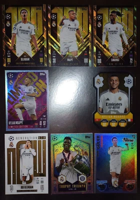 24 June REAL MADRID MATCH ATTAX 2025 VARIOUS CARD SELECTION - Image 1 of 4