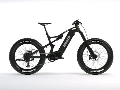 Dengfu E56 Carbon Fat Bike Suspension Electric Bicycle Ebike M620 SRAM X5 9S “L - Image 1 of 4