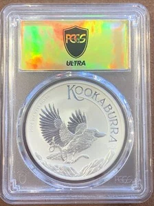 2024 P-125- Australia- Kookaburra- PCGS-MS70- Ultra Breaks Gold Label- Pop 125 - Picture 1 of 3