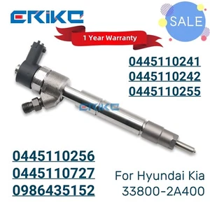 0445110255 Engine Oil Injector 0445110256 Diesel 33800-2A400 for Hyundai Kia - Picture 1 of 8