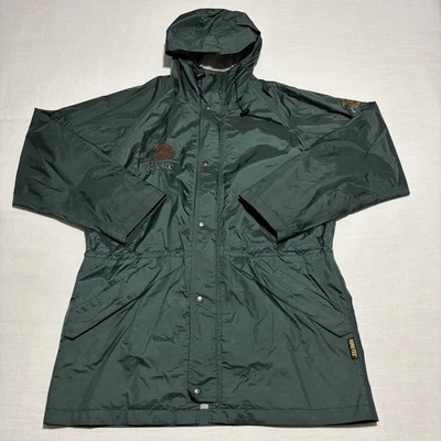 复古 Bass Pro Shops Gore-Tex 雨衣 | Hunter Green | 大号 高 — 第 1/4 张图片