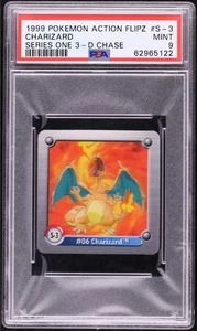 1999 Pokemon Action Flipz Series One Charizard 3-D Chase #S-3 PSA 9 Mint - Picture 1 of 2