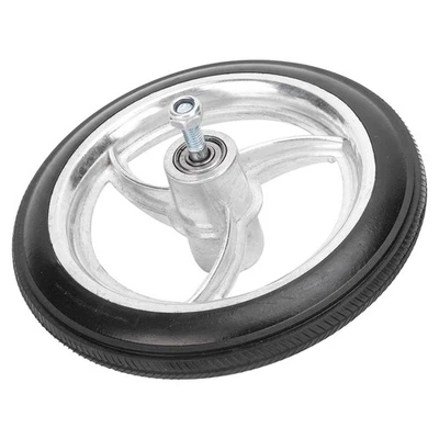 7in Behinderte Vorderrad Aluminiumlegierung Rutschfest Polyurethan Reifen Ersatz - Bild 1 von 4