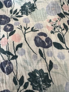 aden + anais Muslin Swaddle Blanket Flower Bloom English Garden Cotton 44”x44” - Picture 1 of 4