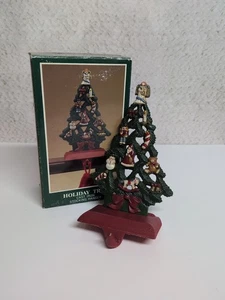 Vintage Gusseisen Urlaub Weihnachtsbaum Strumpf Halter Midwest of Cannon Falls  - Bild 1 von 10