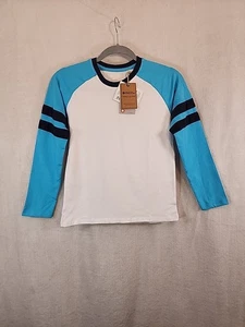MOUNTAIN WAREHOUSE Blocco UV Stile Baseball Ragazzo Manica Lunga Taglia 9-10 Nuovo - Foto 1 di 4