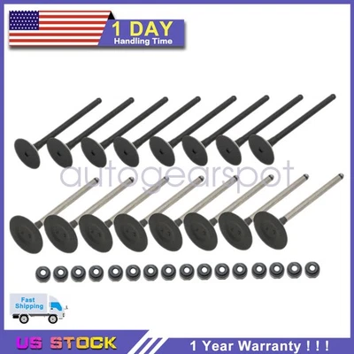 Fits For Toyota & Chevrolet 1998 1999-2004 2005 Intake Exhaust Valves w/ Seals - Image 1 of 4
