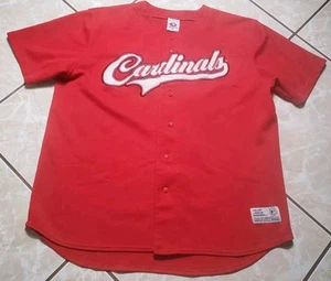 True Fan St. Louis Cardinals Albert Pujols Baseball Red Sewn Jersey Mens Size XL - Picture 1 of 10