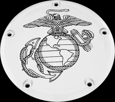 Capa Derby Marinha de Billet Cromada CE para Harley Fat Boy Lo 10-17 - Imagem 1 de 2