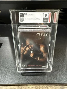 2Pac All Eyez On Me Cassette translucent red Rare AMG GRADED 9 SELAED - Picture 1 of 4