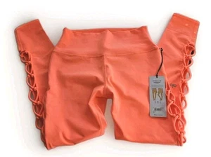 Alo Yoga Womens Interlace Starburst Leggings SZ Lg Full Length Activewear Nwd - Picture 1 of 20