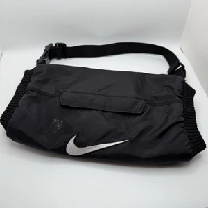 Nike Pro Hyperwarm Handwärmer schwarz weiß Swoosh Logo Gürtel mit Tasche Thermo - Bild 1 von 2