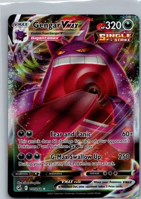 Gengar VMAX Holo Ultra Rare SWSH08: Fusion Strike 157/264 NM - Image 1 of 2