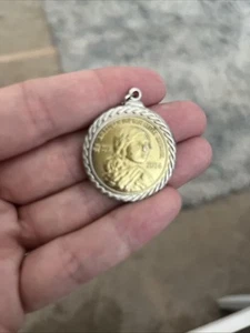 American Indian Relief Council Sacagawea Dollar Coin Pendant 2015-2018 - Picture 1 of 2