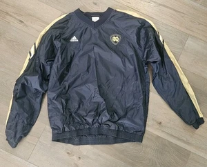 Vintage Notre Dame Fighting Irish Jacket Mens Medium Track Windbreaker Pullover - Picture 1 of 6