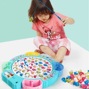 Angelspiel Set Elektrisch Fischfang Spielzeug Kinder Wasserspiel Xmas Geschenk - Bild 1 von 4