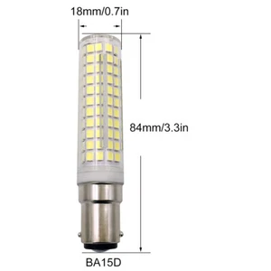 Ba15d Bayonet Base Led Bulb 136-2835 SMD LED Lamp 10W 110V Ceramics Light - Picture 1 of 5