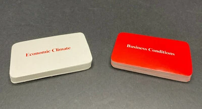 56 Cartas Originales Clima Económico Estado Comercial Fortune 500 Juego de Negocios Foto 1 de 3