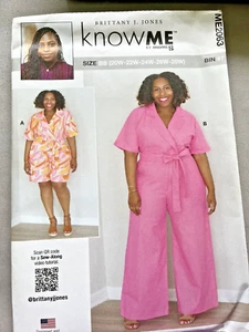 Mameluco Pantalones Cortos Mono Know Me Patrón Mimig ME2063 Plus 20W-28W Brittany Jones - Imagen 1 de 4