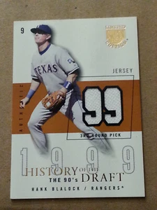 2004 Skybox Limited Edition Bronze 48/99 Hank Blalock #HD-HB - Bild 1 von 2