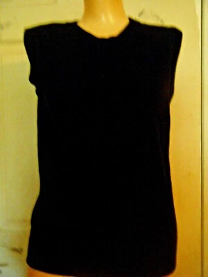 TOP CHEROKEE TEJIDO ALGODÓN NEGRO SIN MANGAS TALLA L Foto 1 de 4