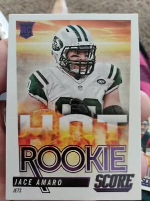 2014 Score Hot Rookies #HR30 Jace Amaro New York Jets  NFL Football Card  - Image 1 of 4