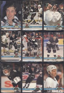 1991-92 TOPPS STADIUM CLUB 91-92 NR-MINT MINT TEAM SET LOT HOCKEY CARDS SEE LIST