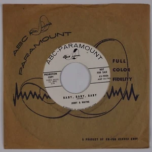 JERRY & WAYNE (NEWTON): Baby Baby Baby ABC Promo Rocker 45 NM- Hear! - Picture 1 of 2