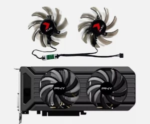 Ventilateur de carte graphique 85 mm PNY Geforce GTX 1060 1070 Ti V2 remplacement GA91S2U TD12c - Photo 1/4