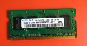 Samaung 1GB 2Rx16 PC2-6400 SODIMM Memory RAM for notebook laptop - Picture 1 of 1