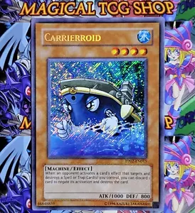Yugioh Carrierroid Premium Pack 2 Secret Rare PP02-EN015 Holo Bleed Konami NM - Picture 1 of 3