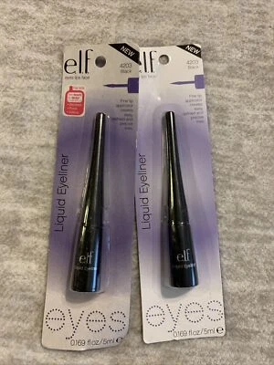 2 X e.l.f. elf Liquid Eyeliner - Black 4203 - Image 1 of 4