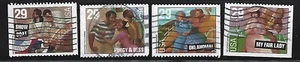 US Sc# 2767-2779 FAMOUS SHOWS SET of 4 USED OFF PAPER SOUND - Picture 1 of 1