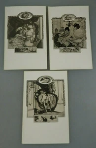 Franz von Bayros: 3 PK´s "Sittenbilder aus Galanter Zeit" um 1925 (75952) - Picture 1 of 5