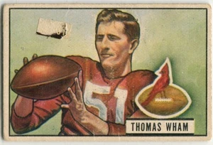 Bowman #64 1951 Thomas Wham Chicago Cardinals - Imagen 1 de 2