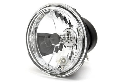 4 Zoll H4 Scheinwerfereinsatz klares Glas für Custom & Chopper - Bild 1 von 3