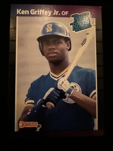 Tarjeta de novato Donruss Ken Griffey Jr. 1989 (#33) casi nueva Hofer ^GRUMPYBUCK^ - Imagen 1 de 2