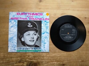 Eurythmics Sisters Are Doin' It For Themselves EX 7" Single Vinyl Record PB40339 - Picture 1 of 2