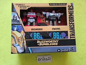 Transformers Buzzworthy Bumblebee Studio Series 86 Movie Ironhide & Prowl NEU - Bild 1 von 8