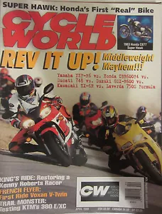 Cycle World Magazine April 1999 Rev it up! Mittelgewicht Chaos!!! Yamaha YZF-R6 - Bild 1 von 2