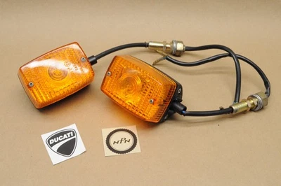 Винтажные мигалки заднего поворотника Ducati Pantah Cagiva Alazzura справа и слева от оригинального производителя - Изображение 1 из 4