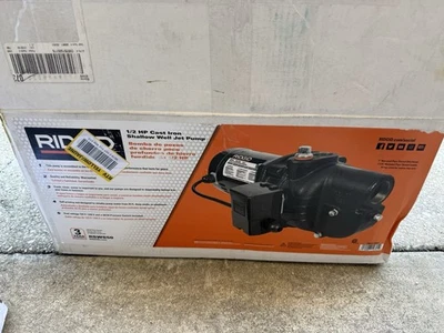 Bomba de chorro de pozo poco profundo RIDGID 1/2 HP modelo 56907-RHD1 RSWS50 PIEZAS ASIS Foto 1 de 4